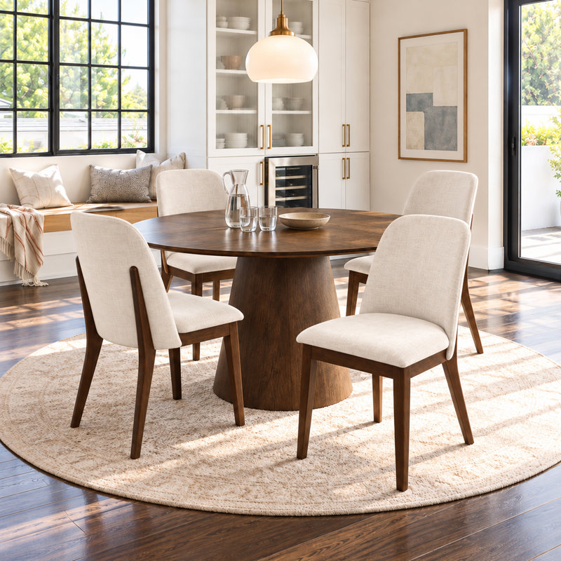 Chaise Bargman, Tissu beige
