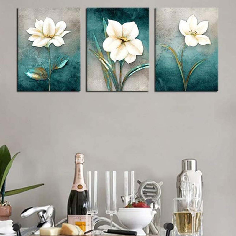 3 Piece Wrapped Canvas Print, 40 cm H x 30 cm W