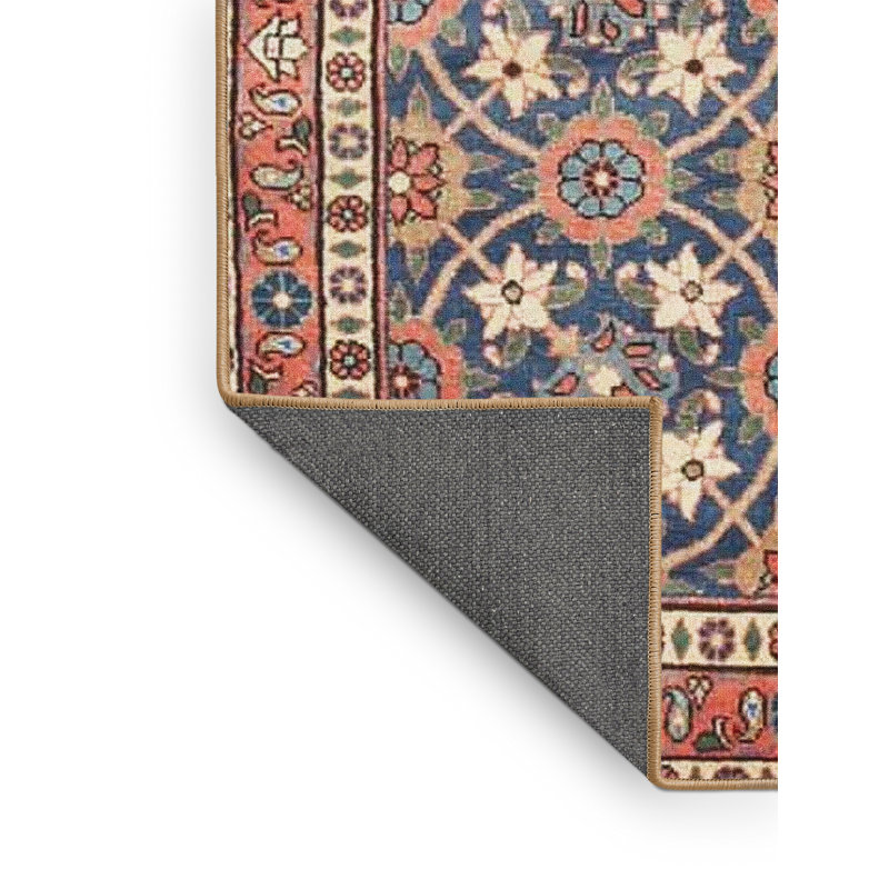 Tapis traditionnel mehroon/noir/crème O'Hanlon, Rectangle 2 pi x 3 pi