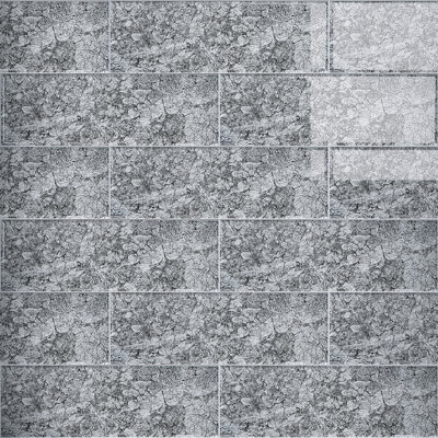 Crystile 4" x 12" Glass Mosaic Subway Tile