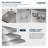 21" L x 18" W Undermount Bar Sink Bar Prep Sink 16 Gauge Stainless Steel Single Bowl Kitchen Sink