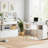 2-piece Office Sets, 2-drawer Desk And 1 Cube Bookcase, White