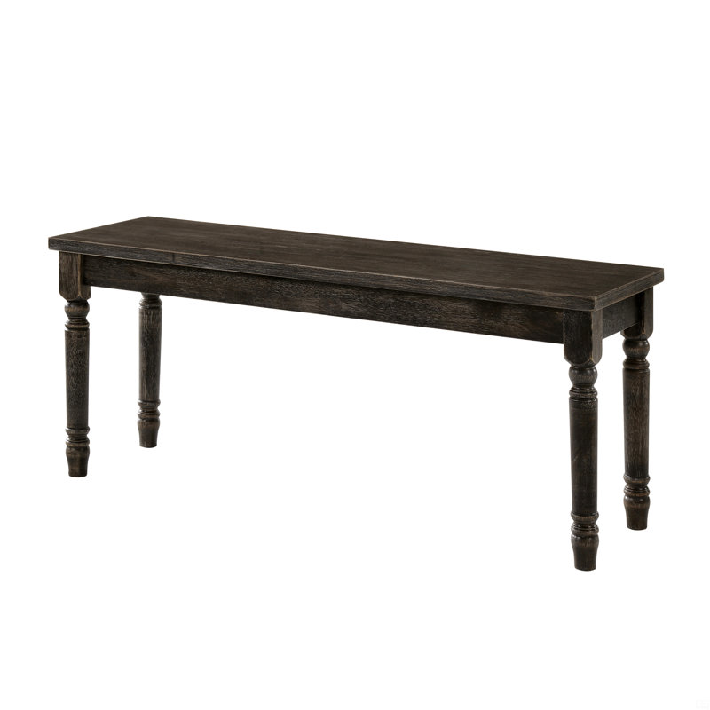Banc avec pieds tournés