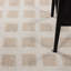 Beige Modern Shaggy Washable Rug, Chequered Anti-Slip Rug For Living Room, Dining Room, Bedroom, Kitchen-1883356440