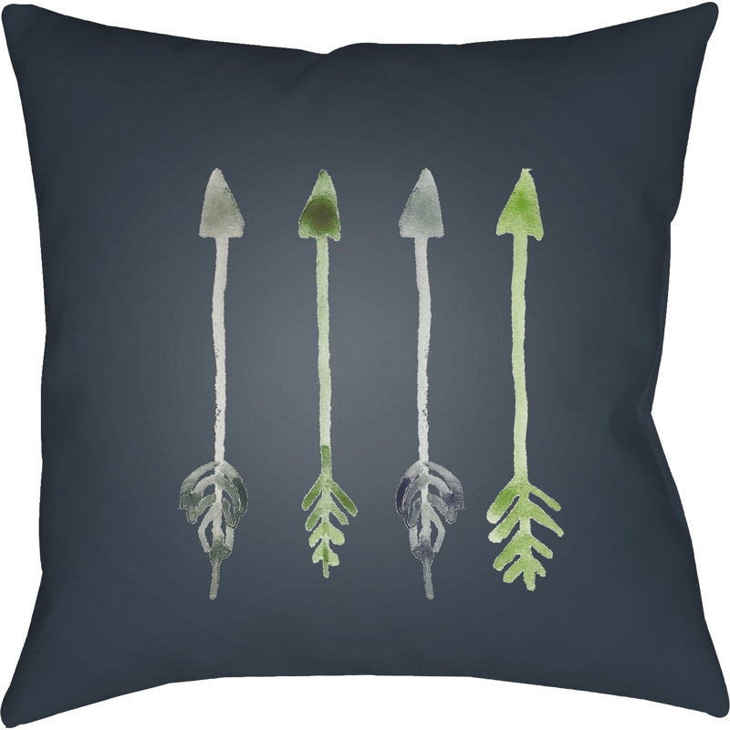  Coussin décoratif d'intérieur/d'extérieur, H 20 po x l 20 po x P 4 po, Vert