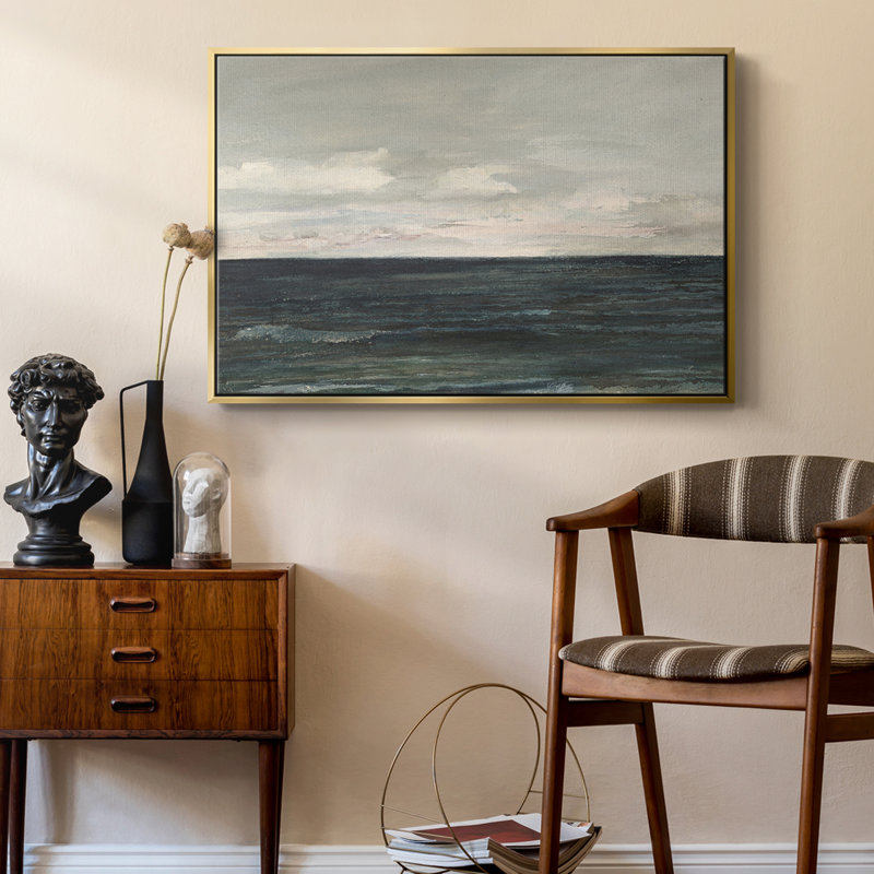 "Vintage Nautical Print-CLV III" sur toile, Toile tendue, H 25 po x l 37 po x P 1,5 po