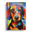 Dachshund Constructivism No.3 - Wrapped Canvas Print-1839652594