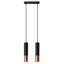 Cylinder pendant light 2-light Guizar-60295706