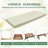 Versatile Patio Cushion Set With Weatherproof Fabric - Includes Bench Cushion & 2 Pillow Covers For Garden And Porch Furniture-746785752-746785746