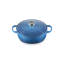 Le Creuset Enameled Cast Iron Signature Wide Round Oven, 3.5 Qt., Licorice-1626683102