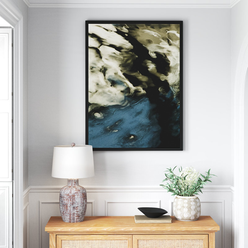 Phoenix Rising by Geoffrey Baris, Black Framed, 48" H x 36" W x 2" D