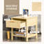 Mullica 40cm W Manufactured Wood Bedside Table