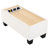 U-shaped Modular With Movable & Functional Coffee Table, White - Hidden Charging Component, Comfortable Padding Space, Material Assurance 90" Sectional And Multi-purpose Concealed Interface, Padded