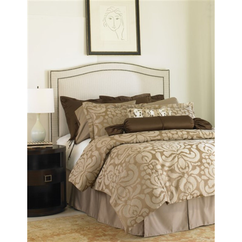Caroline/Casey Queen Headboard, Nomad Snow Crypton® Chenille, Yes
