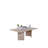 Rectangular Slab-Base Coffee Table, Travertine-719276467