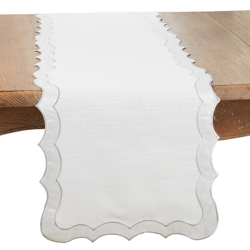 Chemin de table Enchanting, 72 po x 16 po, Argent