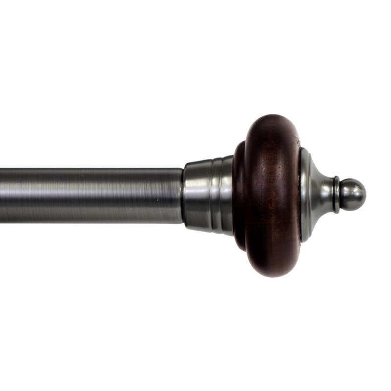 Clouis Steel Adjustable Single Curtain Rod