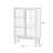 Brown Solid  Wood Display Cases