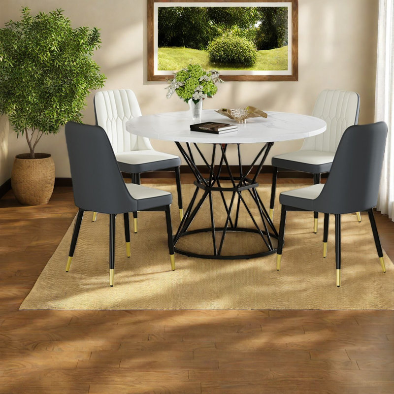 Dans les ensembles de table de salle à manger (doit inclure à la fois la table et la chaise) MDF Modern Home