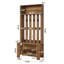 Arbre d'entrée 70,9 "avec banc et rangement pour chaussures-356821307