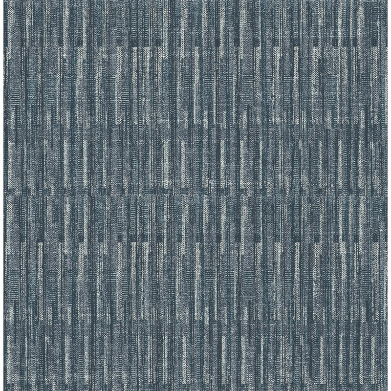 Rouleau de papier peint L 33 pi x l 20,5 po, Indigo