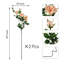 Audet Silk Decorative Artificial Rose Faux Flowers,Set of 2"-336018036