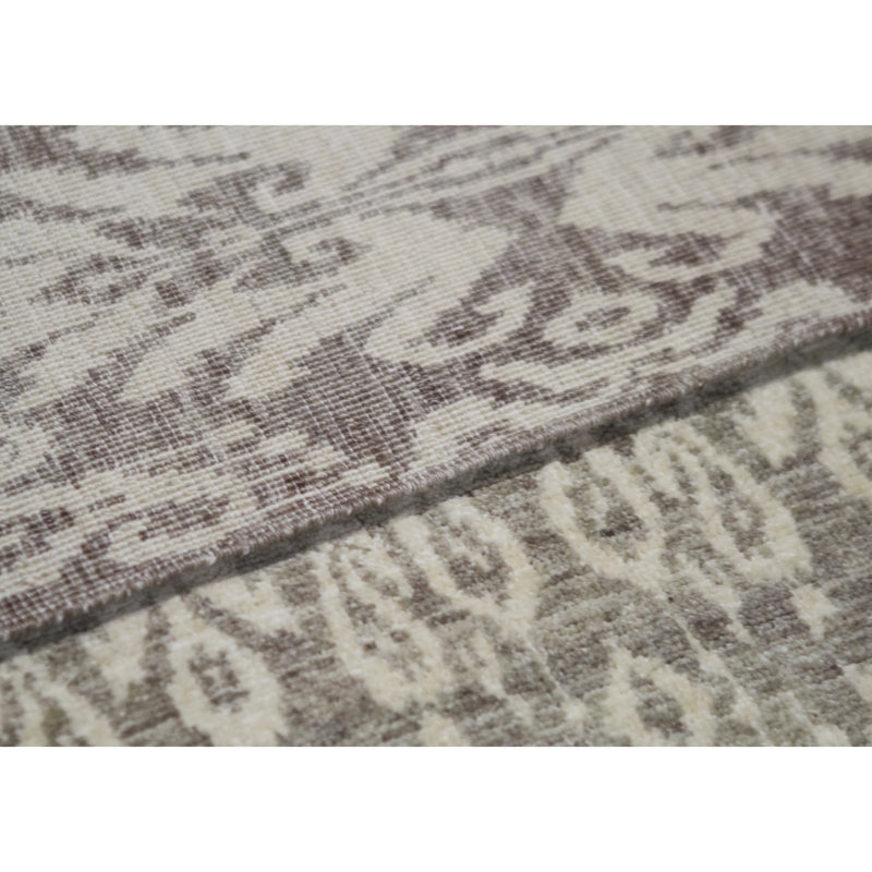 Sultanabad Wool Ikat Area Rug in Gray