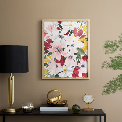 «Spring Bliss I», reproduction encadrée - bois massif
