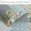 Ensemble de literie en coton bleu ciel Patens Ogee-100749581