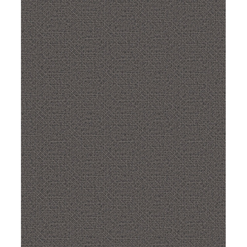 Galerie Designer Colours Cross-Hatch Texture Wallpaper, Black