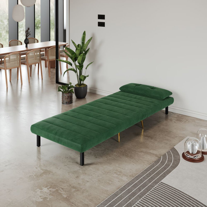 Taysia 1 Seater Sofa Bed, Green