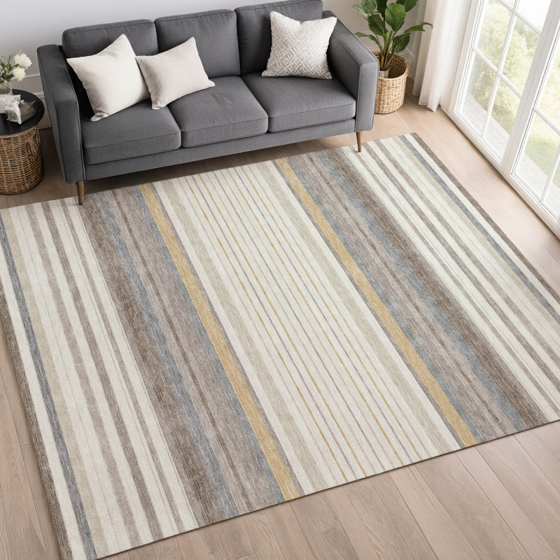 Tapis intérieur / extérieur lavable à la machine Drennen ACN2330, Rectangulaire 8 pi x 10 pi