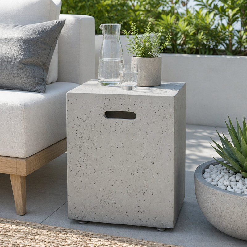 Table de couverture de réservoir d'extérieur, LIGHT GREY