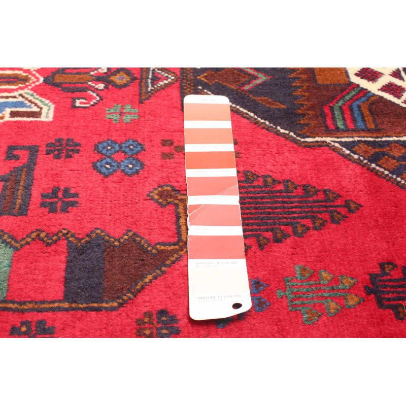 Tapis rouge Teimani 3 pi 0 po x 4 pi 11 po