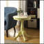 Table d'appoint à finition jaune clair Alger