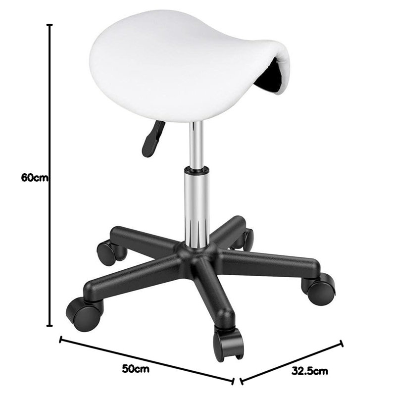 Desaun Metal Accent Stool, White