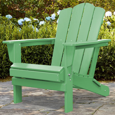 Wolak Foldable Outdoor Adirondack Chair