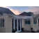 3.5m Width x 1.5m Depth Door Canopy Grey-Bracket Clear-Sheet