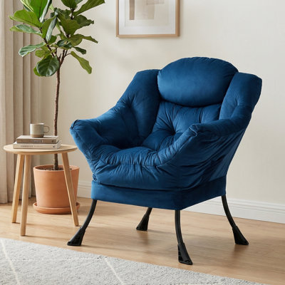 Arrowpoint Velvet Armchair