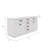 Hartford 72" Carrara White Marble Countertop Bath Vanity in Pure White with Oil Rubbed Bronze Faucet