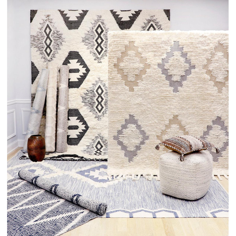 Danyelle Geometric Area Rug, Rectangle 9' x 12'