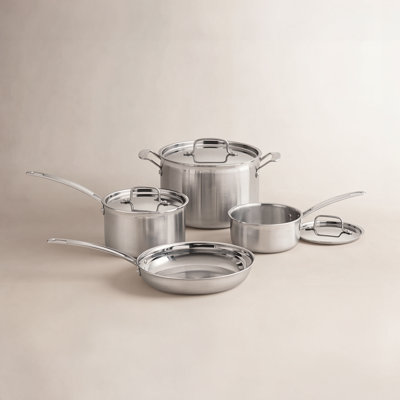 Cuisinart MultiClad Pro 7-Piece Cookware Set