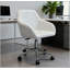 Chaise de bureau en similicuir, conception pivotante réglable pour le bureau personnel, look moderne élégant et sièges confortables