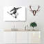 The Snowboarder - Wrapped Canvas-56640987