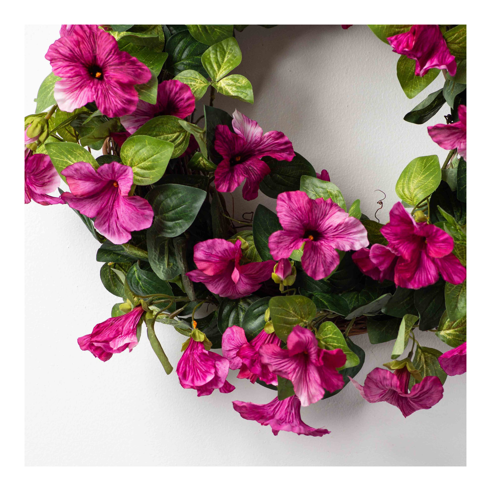 Mother's Day Handcrafted Silk Wreath, 30" H x 30" W x 6" D