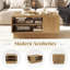 Pedestal Coffee Table with Storage-118149662