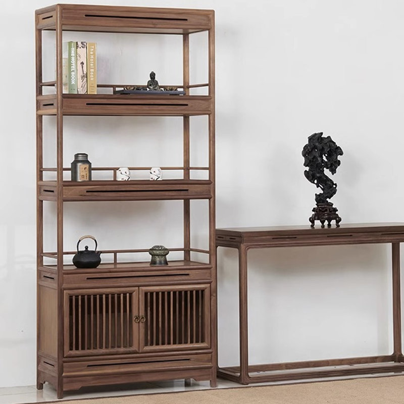 Tan Solid Wood Display Cases