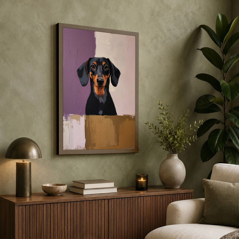 Alert Gaze Modern - Wrapped Canvas, 30x20 - 76.2 x 50.8 cm, White Border