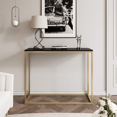 Stainless Steel Top Console Table