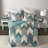 Modern Hypoallergenic Bedding Set, Cotton Comforter With Polyester Filling